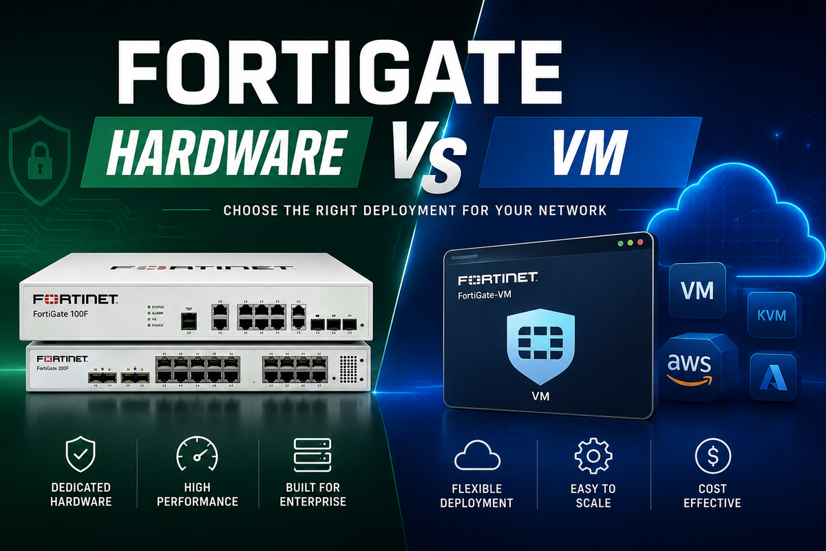 FortiGate Hardware vs FortiGate VM: Which Firewall Option Is Right for Your Business?